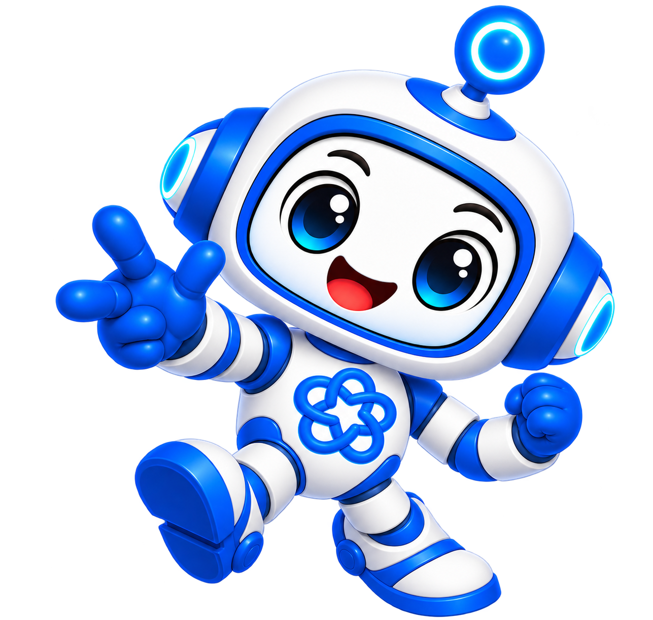ROBO English robot mascot