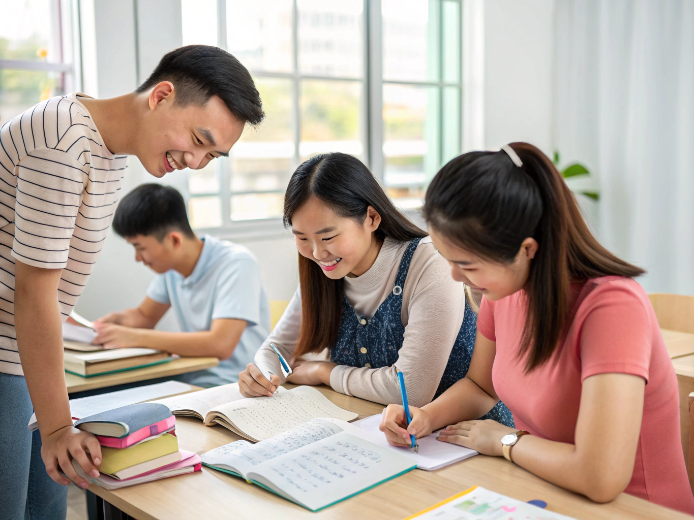 Học viên rèn luyện phản xạ giao tiếp trong chương trình độc quyền ROBO PRO